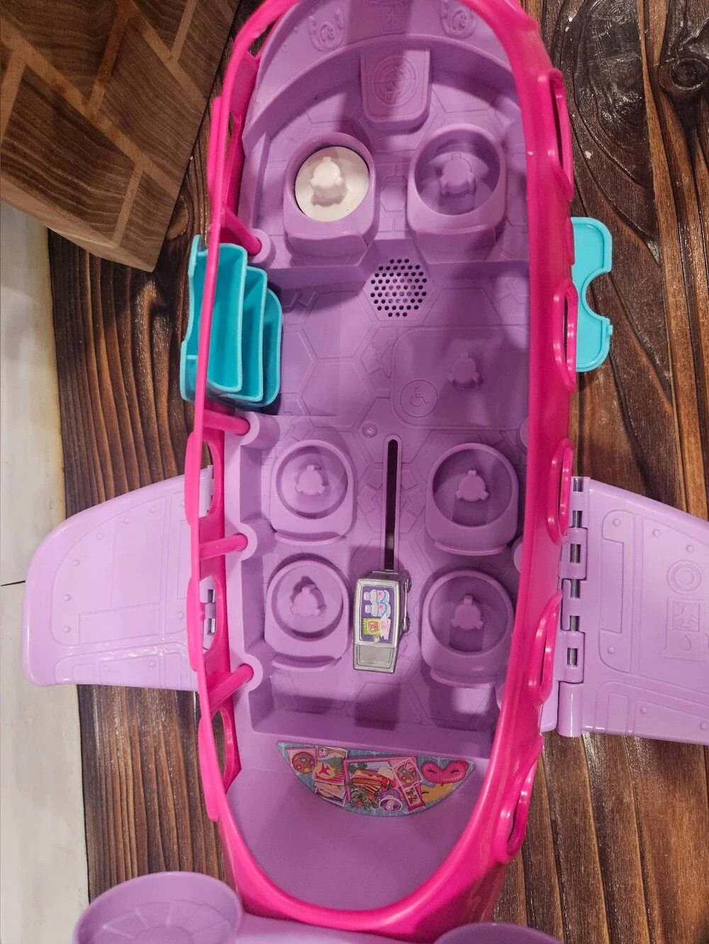 Fisher-Price Little People Barbie Pink Light Dream Airplane Light Up Nose Sounds